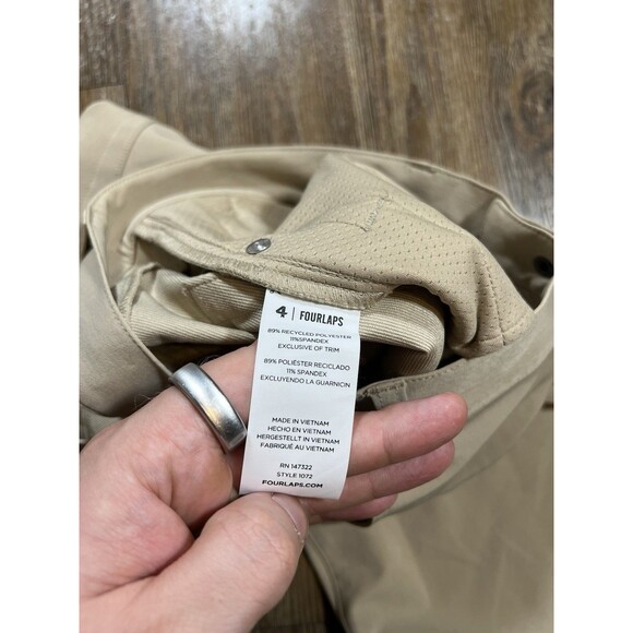 Fourlaps Re-Up Traverse Slim Fit Performance Pants - 38x32 5 Pocket Chino - Picture 6 of 12